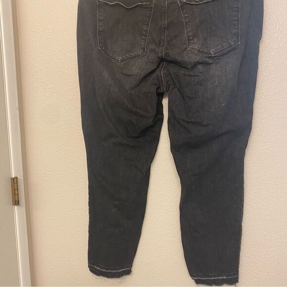 Kut From The Kloth Reese High Rise Fab Ab Ankle Straight Jeans distressed 16W - Picture 3 of 11